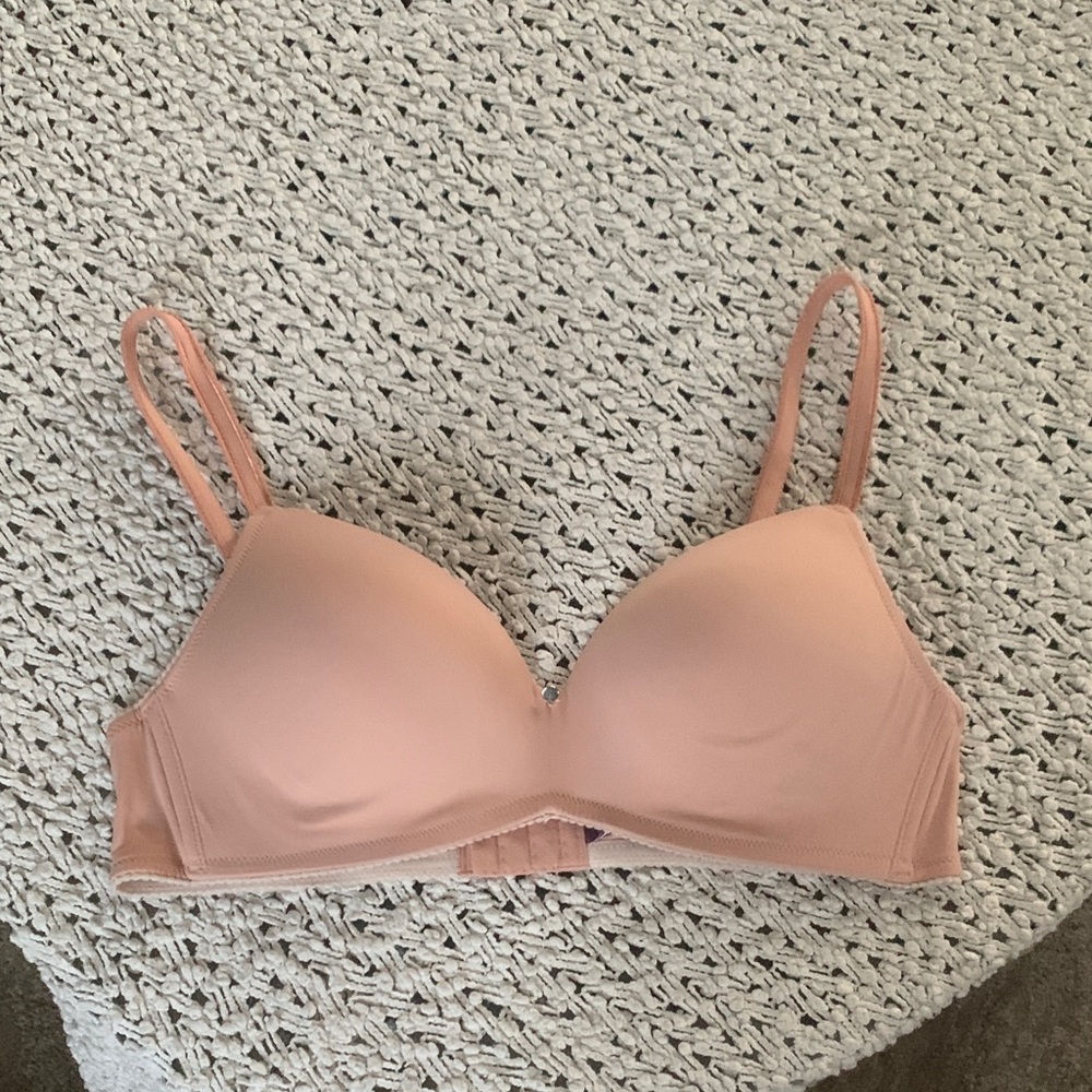 Adore Me Nude Peach Wireless T-Shirt Bra